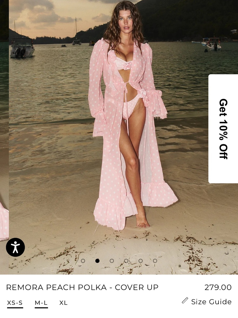 Bananhot Remora Polka Dot Beach Cover-Up - Picture 2 of 3